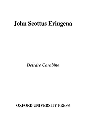 cover image of John Scottus Eriugena